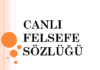 felsefe sözlüğü