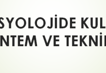 SOSYOLOJİDE KULLANILAN YÖNTEM VE TEKNİKLER