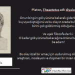 Yeri bırakıp göğe bakan Thales ! Platon, Theaetetus adlı diyaloğu