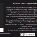 Filozofun ihtiyacı para değildir!