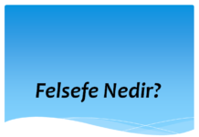 Felsefe nedir?