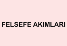 Felsefe Akımları – Kısa Hali